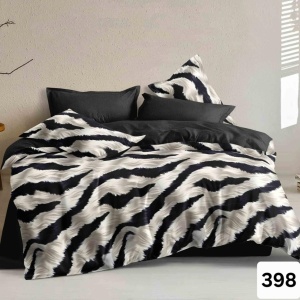 Lenjerie Finet 6 Piese cu Cearceaf Normal pentru Pat Matrimonial-GR6E 398