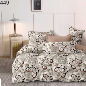 Lenjerie Finet 6 Piese cu Cearceaf Normal pentru Pat Matrimonial-GR6E 449