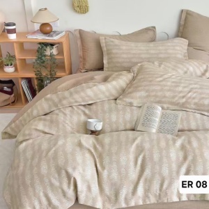 Lenjerie în Cutie Cadou din Finet Premium 6 Piese cu Elastic-ER 08