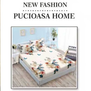 Lenjerie cu Elastic din Finet 4 Piese pentru Pat Matrimonial-FE4L 365 - Img 2
