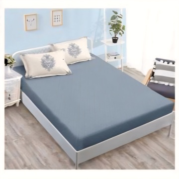 Lenjerie cu Elastic din Finet 6 Piese pentru pat Matrimonial -FE6E 548 - Img 2