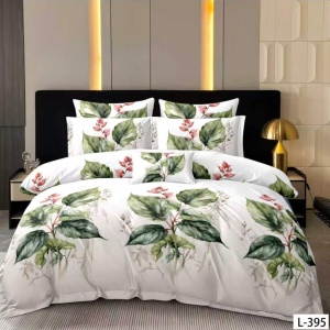 Lenjerie Finet 6 Piese cu Cearceaf Normal pentru Pat Matrimonial-GR6L 395