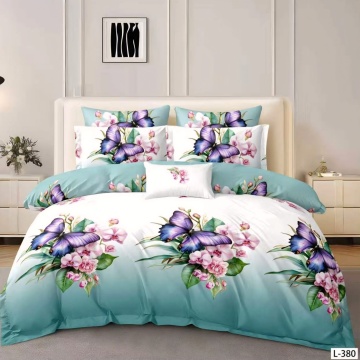 Lenjerie Finet 6 Piese cu Cearceaf Normal pentru Pat Matrimonial-GR6L 380