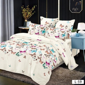 Lenjerie Finet 6 Piese cu Cearceaf Normal pentru Pat Matrimonial-GR6L 59