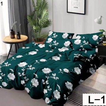 Lenjerie Finet 6 Piese cu Cearceaf Normal pentru Pat Matrimonial-GR6L 01