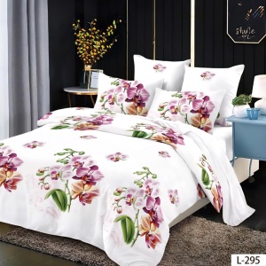 Lenjerie Finet 6 Piese cu Cearceaf Normal pentru Pat Matrimonial-GR6L 295