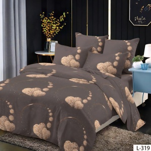 Lenjerie Finet 6 Piese cu Cearceaf Normal pentru Pat Matrimonial-GR6L 319