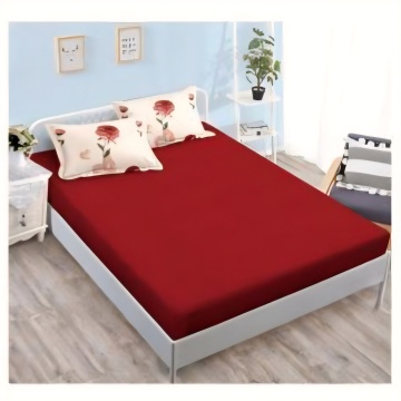 Lenjerie cu Elastic din Finet 6 Piese pentru pat Matrimonial -FE6E 553 - Img 2