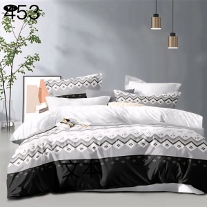 Lenjerie Finet 6 Piese cu Cearceaf Normal pentru Pat Matrimonial-GR6E 453