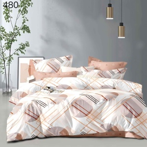 Lenjerie Finet 6 Piese cu Cearceaf Normal pentru Pat Matrimonial-GR6E 480