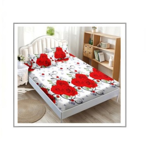 Lenjerie cu Elastic din Finet 4 Piese pentru Pat Matrimonial-FE4L 53 - Img 3