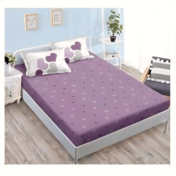 Lenjerie cu Elastic din Finet 6 Piese pentru pat Matrimonial -FE6E 552 - Img 2