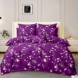 Lenjerie Finet 6 Piese cu Cearceaf Normal pentru Pat Matrimonial-GR6L 370