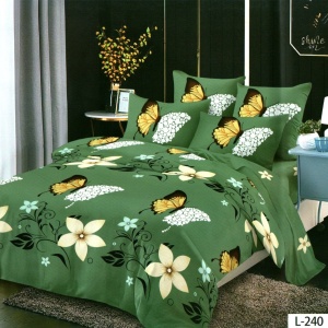 Lenjerie Finet 6 Piese cu Cearceaf Normal pentru Pat Matrimonial-GR6L 240