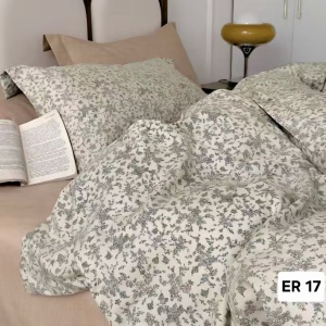Lenjerie în Cutie Cadou din Finet Premium 6 Piese cu Elastic-ER 17