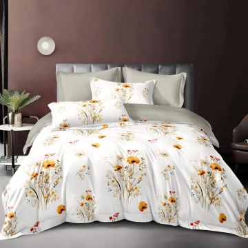 Lenjerie cu Elastic din Finet 6 Piese pentru pat Matrimonial -FE6E 543