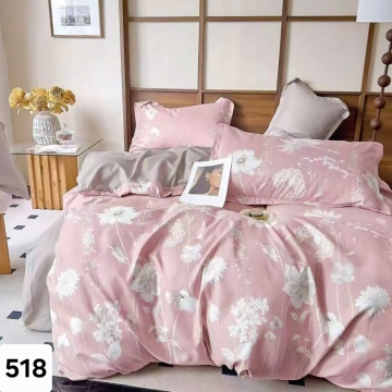 Lenjerie Finet 6 Piese cu Cearceaf Normal pentru Pat Matrimonial-GR6E 518