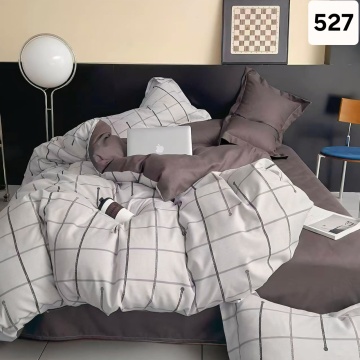 Lenjerie Finet 6 Piese cu Cearceaf Normal pentru Pat Matrimonial-GR6E 527