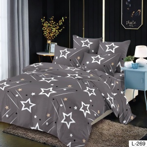 Lenjerie Finet 6 Piese cu Cearceaf Normal pentru Pat Matrimonial-GR6L 269