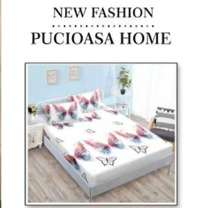 Lenjerie cu Elastic din Finet 4 Piese pentru Pat Matrimonial-FE4L 368 - Img 3