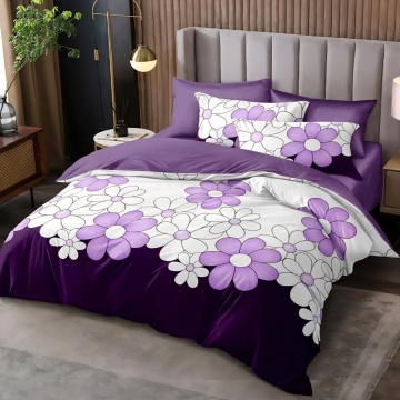 Lenjerie cu Elastic din Finet 6 Piese pentru pat Matrimonial -FE6E 541