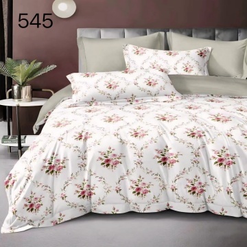 Lenjerie Finet 6 Piese cu Cearceaf Normal pentru Pat Matrimonial-GR6E 545