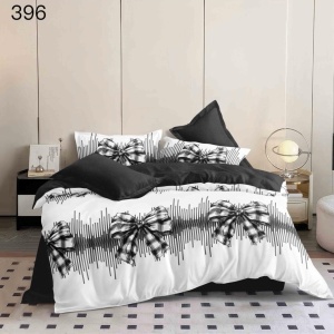 Lenjerie Finet 6 Piese cu Cearceaf Normal pentru Pat Matrimonial-GR6E 396