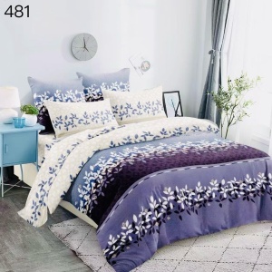 Lenjerie Finet 6 Piese cu Cearceaf Normal pentru Pat Matrimonial-GR6E 481