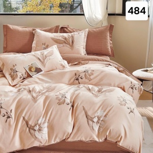 Lenjerie Finet 6 Piese cu Cearceaf Normal pentru Pat Matrimonial-GR6E 484