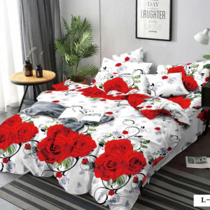 Lenjerie Finet 6 Piese cu Cearceaf Normal pentru Pat Matrimonial-GR6L 53
