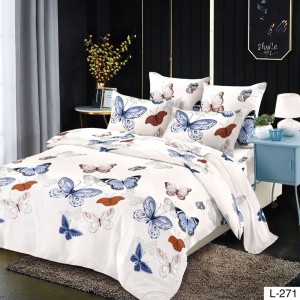 Lenjerie Finet 6 Piese cu Cearceaf Normal pentru Pat Matrimonial-GR6L 271