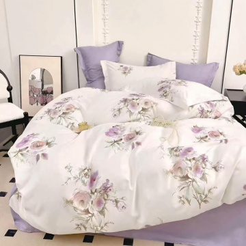 Lenjerie cu Elastic din Finet 6 Piese pentru pat Matrimonial -FE6E 522