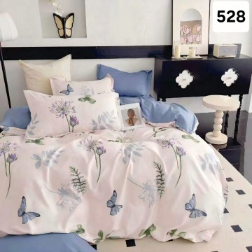Lenjerie Finet 6 Piese cu Cearceaf Normal pentru Pat Matrimonial-GR6E 528