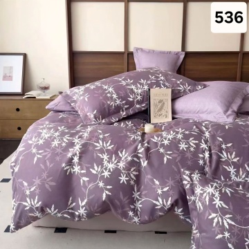Lenjerie Finet 6 Piese cu Cearceaf Normal pentru Pat Matrimonial-GR6E 536