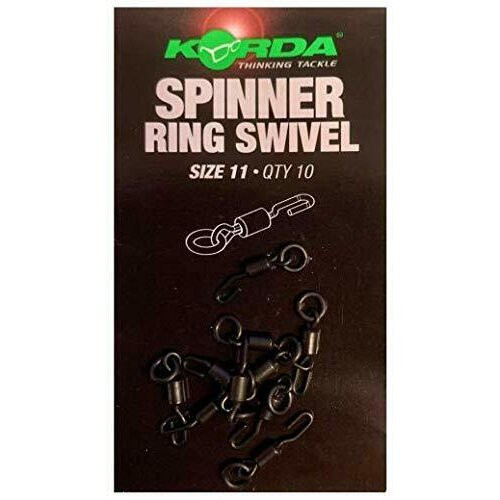 Agrafa rapida cu vartej Korda Spinner Ring Swivel, Nr.11, 10buc