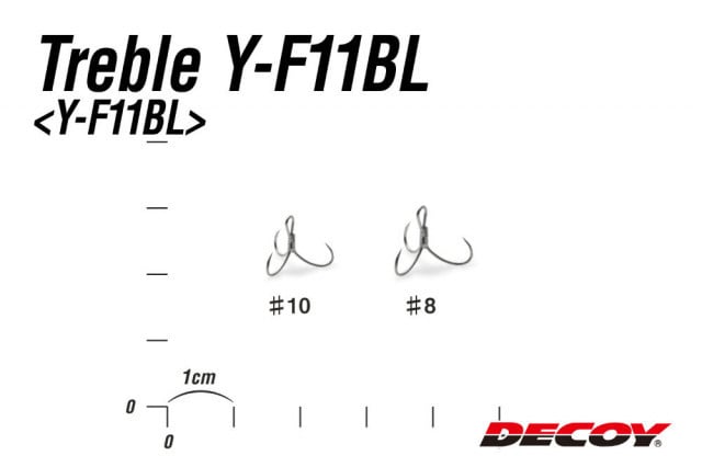 Ancora Decoy Y-F11 Bl Extra Fine Wire Barbless (Marime Ancora: Nr. 10) - 2 | YEO