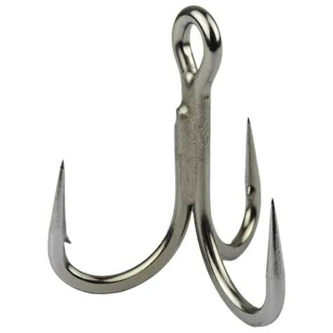 Ancora Tripla Mustad Jaw Lok In-Line Treble Titan Steel 5X Strong (Marime Ancora: Nr. 4/0)