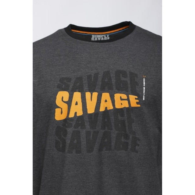 Bluza maneca lunga Savage Gear Simply Logo-Tee (Marime: 2XL) - 1 | YEO