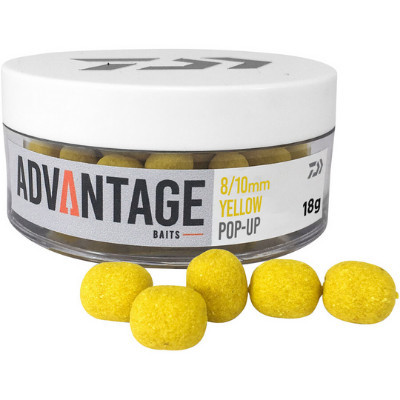 Boiles Daiwa Pop Up Advantage, 8-10mm, 18 g (Aroma: Yellow) - 3 | YEO