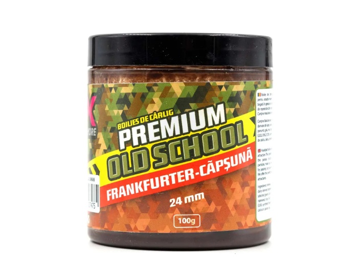 Boilies de Carlig CPK Old School Dumbells, 24mm (Aroma: Crab & Pruna)