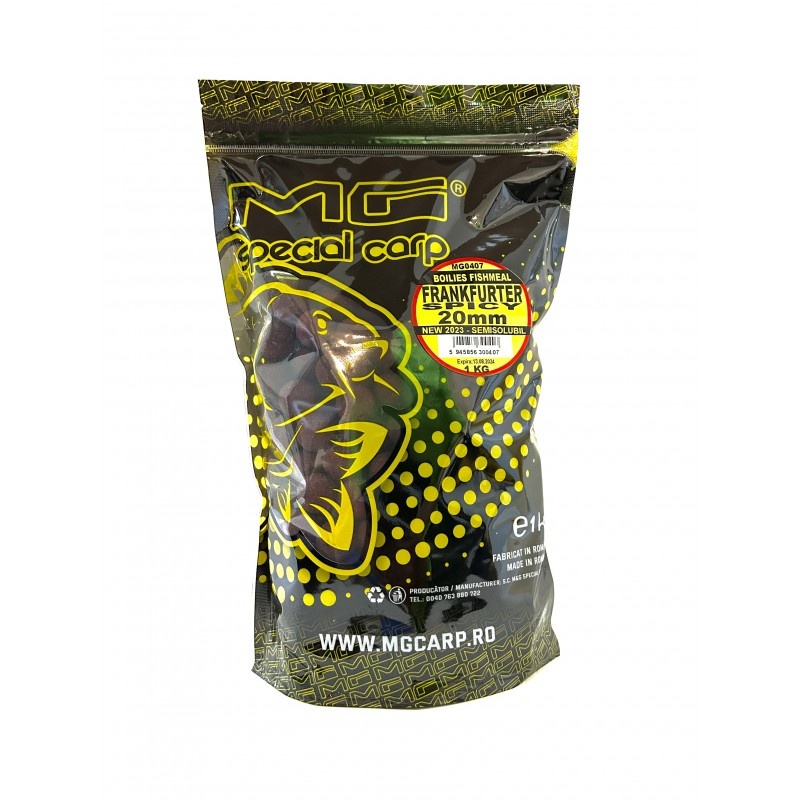 Boilies Semisolubil MG Carp, 20mm, 1kg (Aroma: Attract) - 1 | YEO