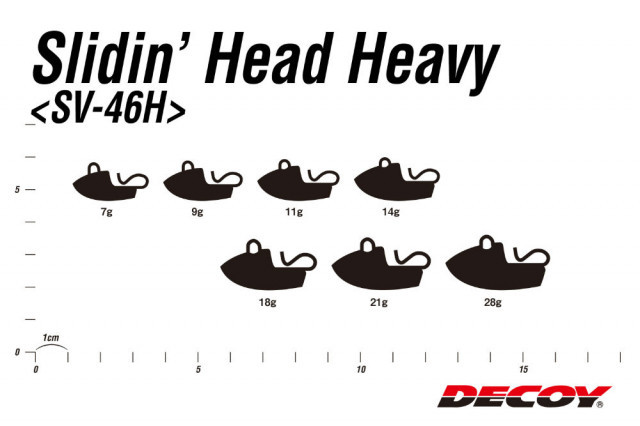 Cap Jig Decoy Sv-46H Slidin Head Heavy (Greutate jig: 28 g) - 3 | YEO