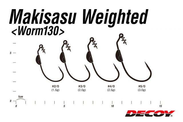 Carlige Offset Decoy Worm 130 Makisasu Lestat (Marime Carlige: Nr. 2/0) - 4 | YEO