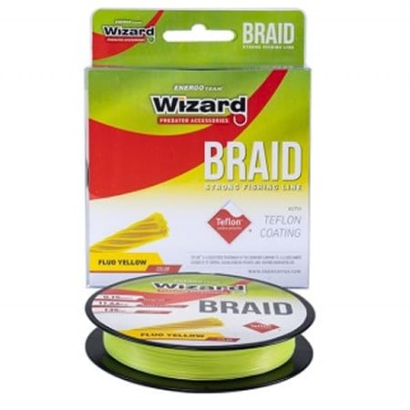 Fir textil Wizard Braid galben 135m (Diametru fir: 0.10 mm)