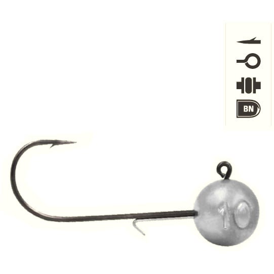 Jig Carlig Mustad, Nr.1, 25buc/plic (Greutate jig: 10 g) - 1 | YEO