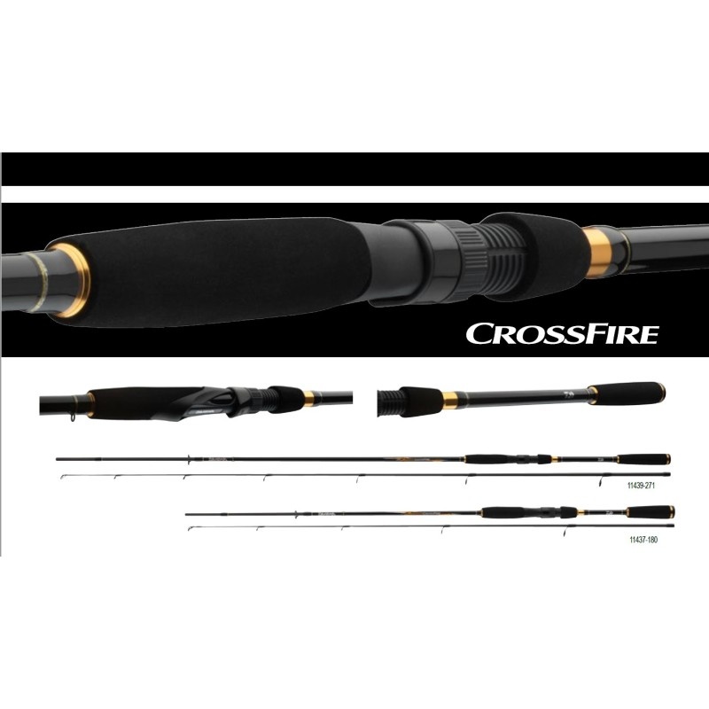 Lanseta Daiwa Crossfire Spin New, 2.10m, 5-25g, 2 tronsoane - 2 | YEO
