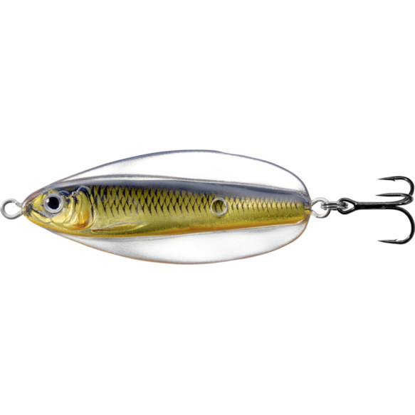 Lingurita oscilanta Livetarget Erratic Shiner, culoare Gold-Black, 5.5cm, 11g