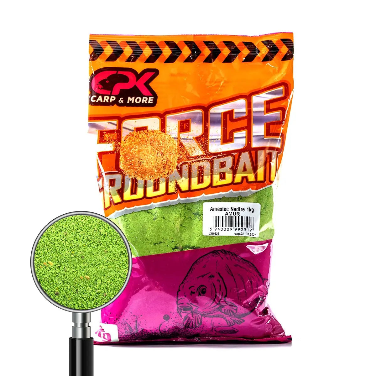 Nada Force Groundbait CPK, 1kg (Aroma: Parmezan Special Mreana) - 3 | YEO