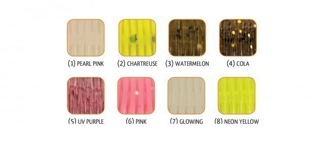 Naluca Evoke Worm UV Purple 6cm, 12buc/plic Rapture - 1 | YEO