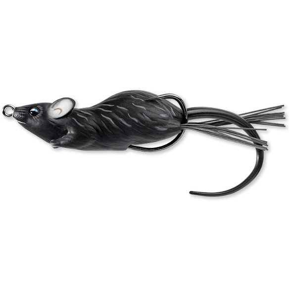 Naluca Livetarget Hollow Mouse, culoare Black-Black, 6cm, 11g